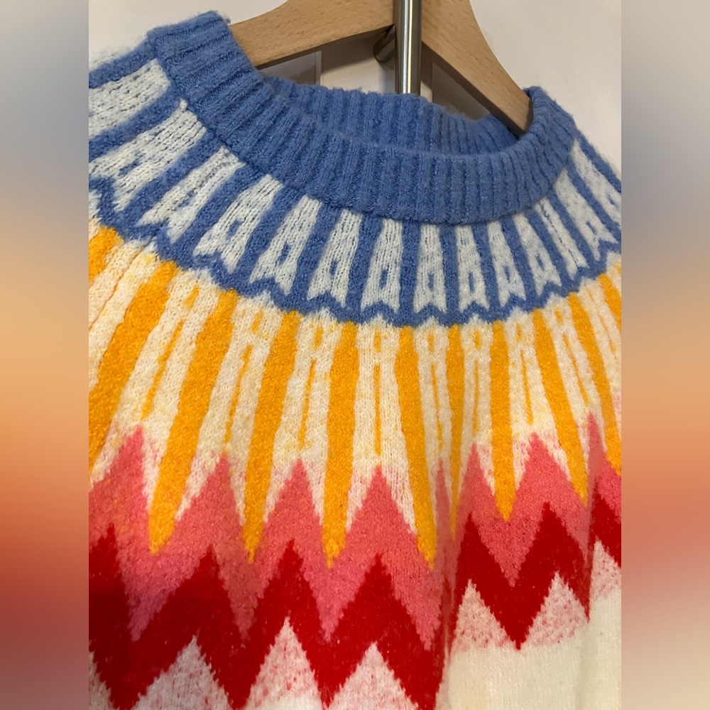 French Connection Neya Fair Isle multicolor Sweater - Picture 4 of 7